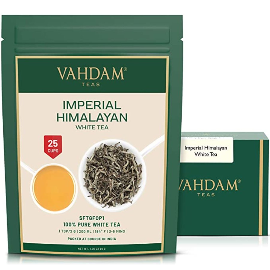 Teas VAHDAM White Tea | Imperial Himalayan White Tea, 1.76 Oz