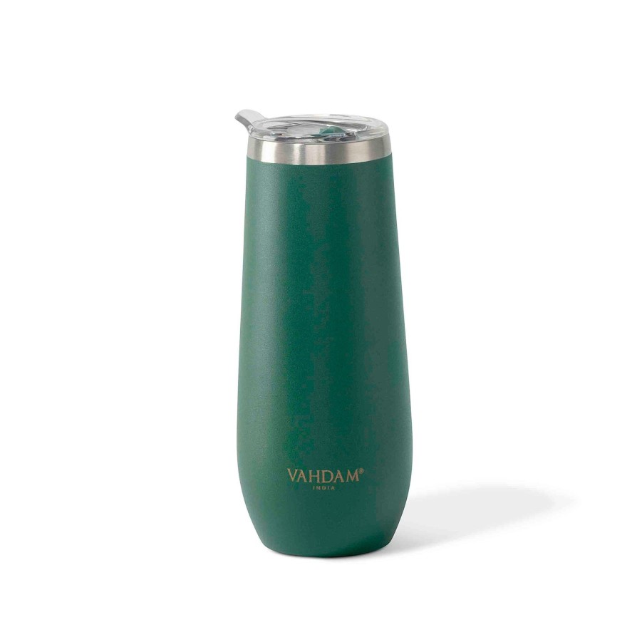 Drinkware VAHDAM | Caper Tumbler Insulated (Green)