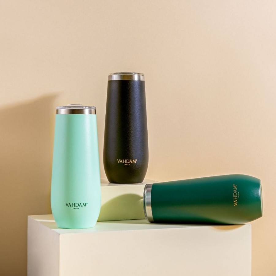 Drinkware VAHDAM | Caper Tumbler Insulated (Green)