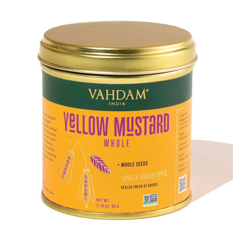 Spices VAHDAM | Yellow Mustard Whole