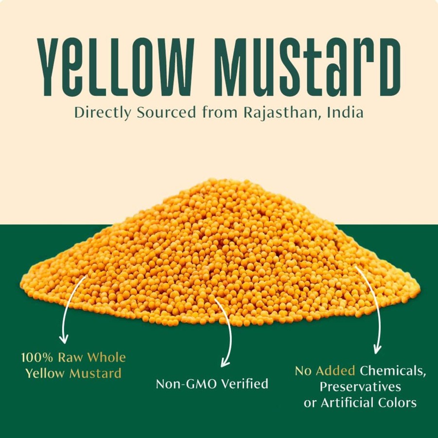 Spices VAHDAM | Yellow Mustard Whole