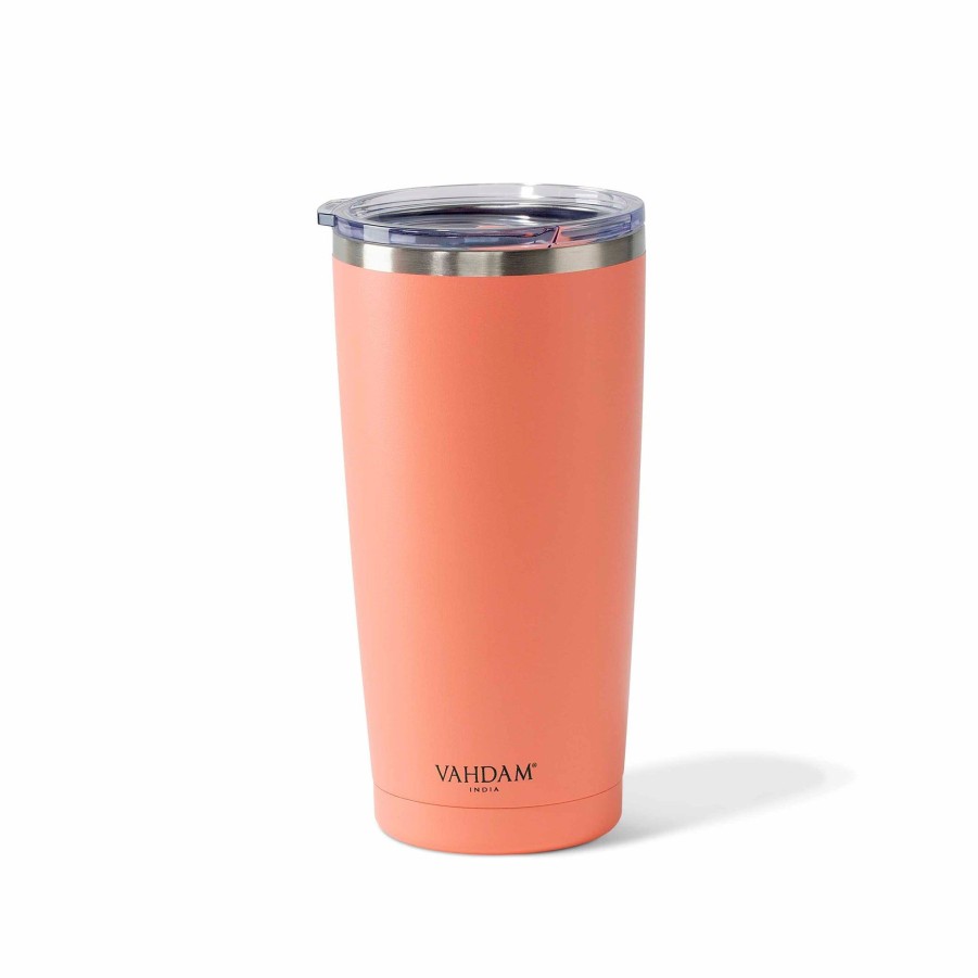 Drinkware VAHDAM | Cruiser Tumbler Insulated (Coral)