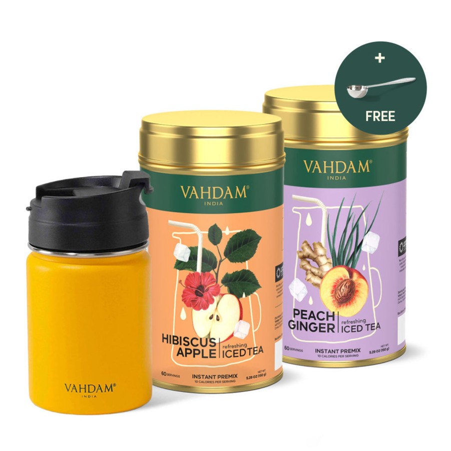 Teas VAHDAM Iced Tea | Instant Iced Tea Travel Bundle