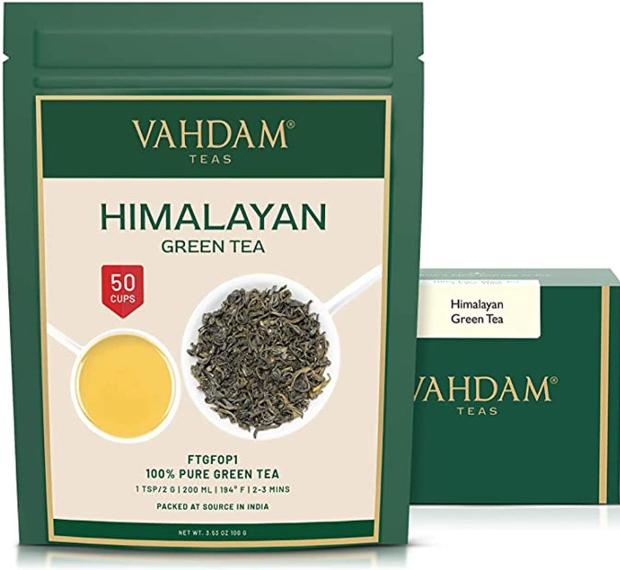 Teas VAHDAM Green Tea | Himalayan Green Tea, 3.53 Oz