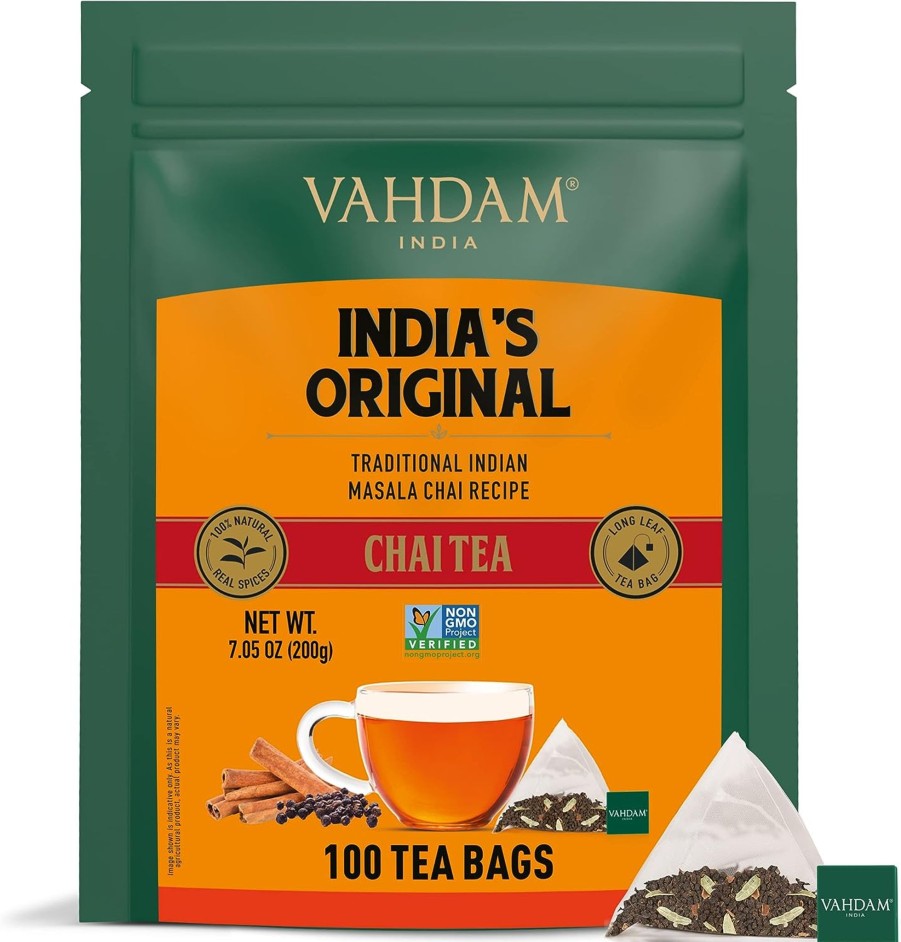 Teas VAHDAM Chai Tea | India'S Original Masala Chai Tea, 100 Count