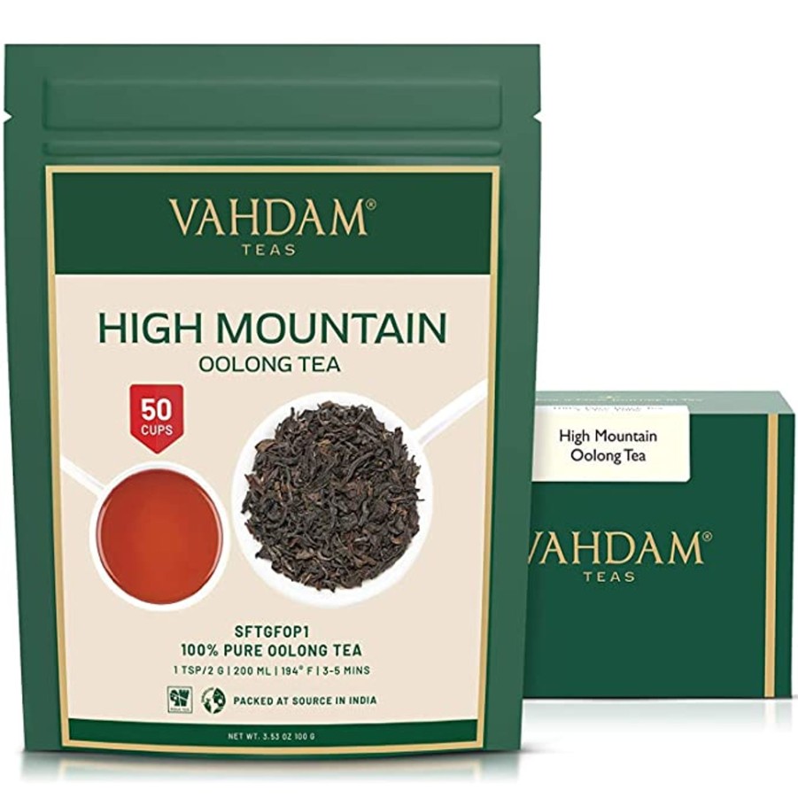 Teas VAHDAM Oolong Tea | High Mountain Oolong Tea, 3.53 Oz