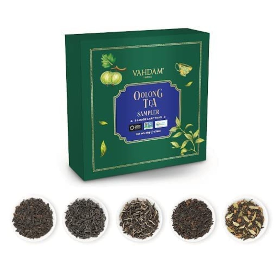 Teas VAHDAM Oolong Tea | Oolong Tea Loose Leafvalentine'S Day Sampler, 5 Teas