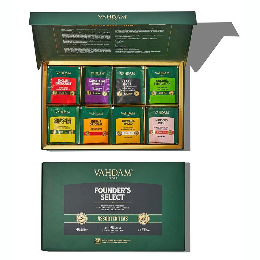 Teas VAHDAM Samplers | Founder'S Select Valentine'S Day Gift Set, 8 Variants