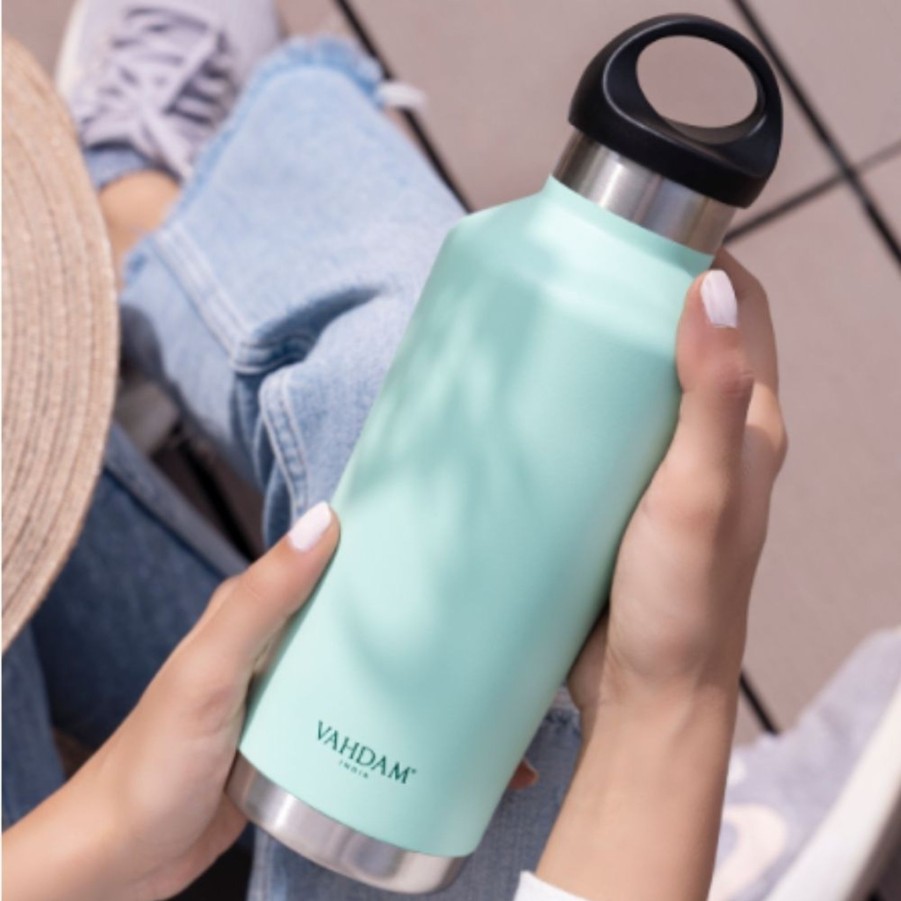 Drinkware VAHDAM | Rover Bottle Insulated (Mint Green)