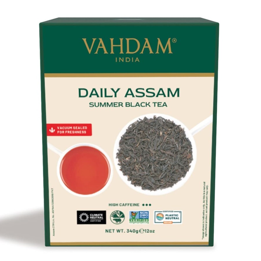 Teas VAHDAM Black Tea | Daily Assam Black Tea, 12 Oz