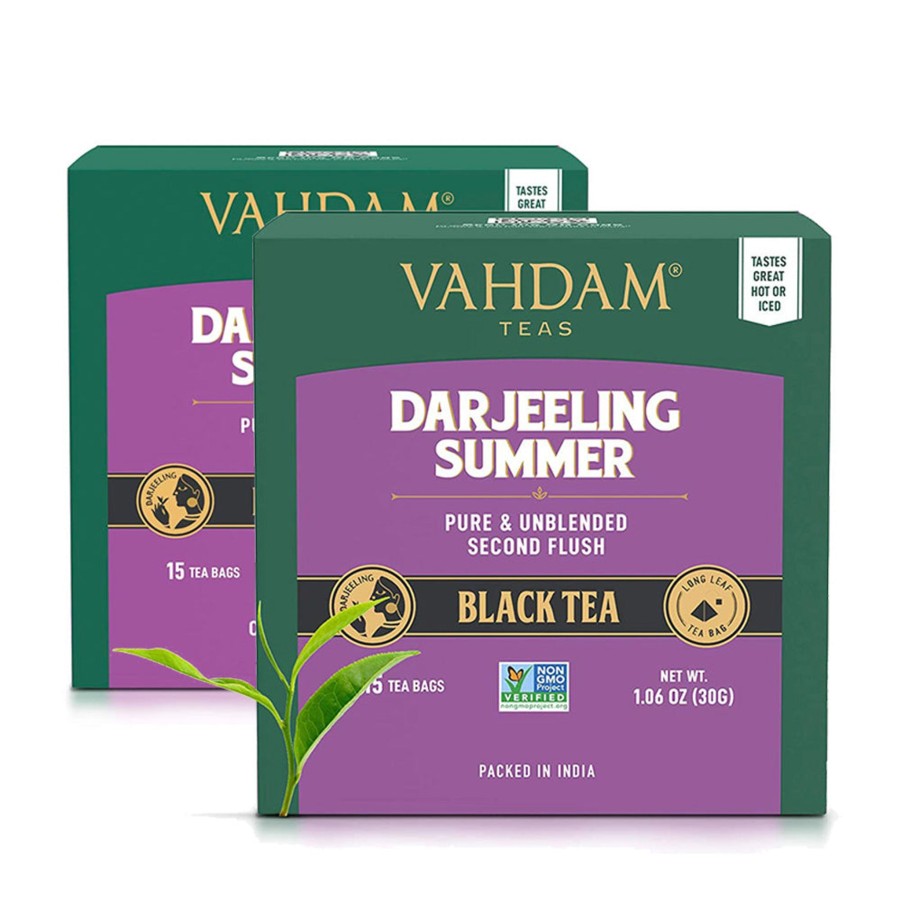 Teas VAHDAM Black Tea | Darjeeling Summer Black Tea, 30 Count (15X2)