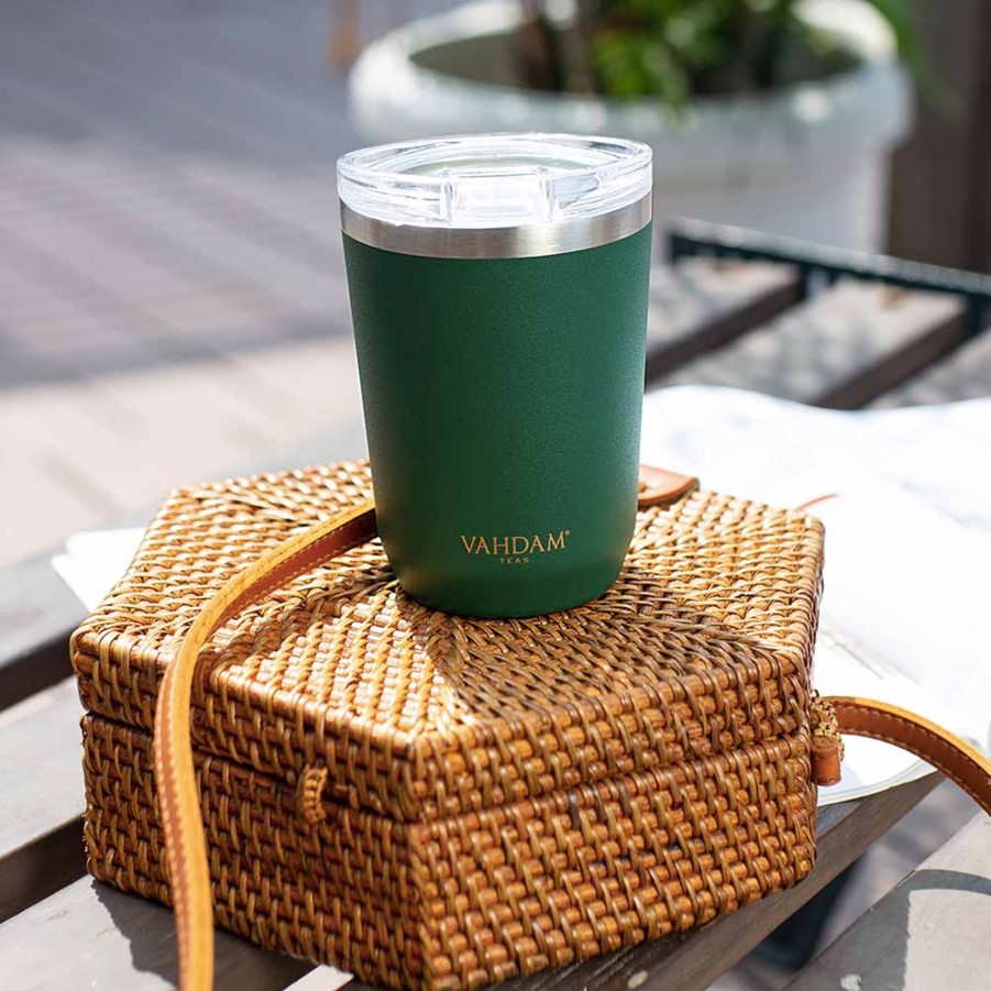 Drinkware VAHDAM | Ardour Tumbler Insulated (Green)