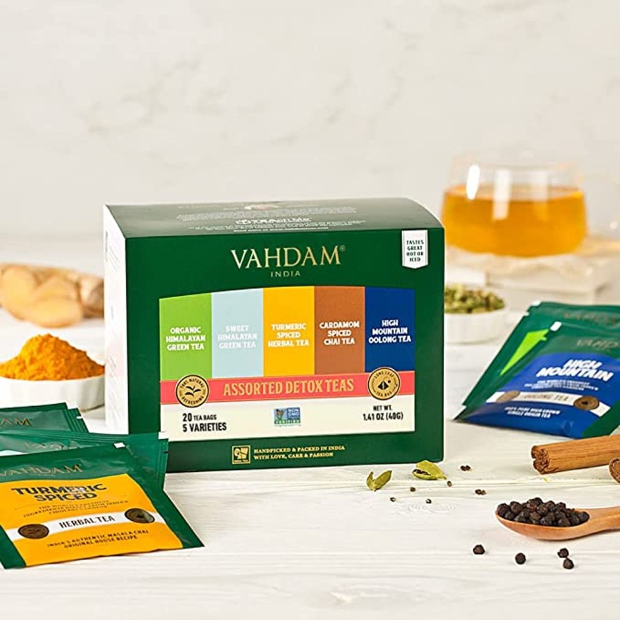 Teas VAHDAM Samplers | Variety Assortment Valentine'S Day Gift Set, 5 Variants