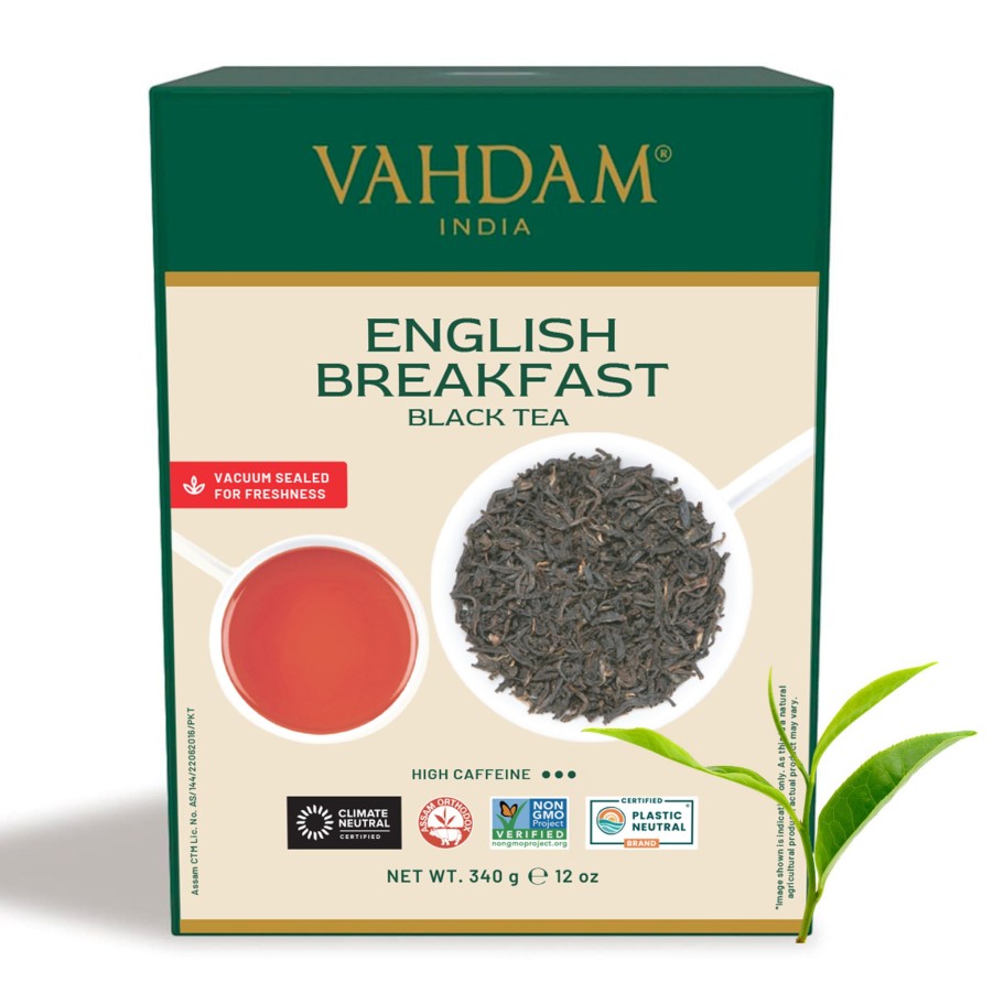 Teas VAHDAM Black Tea | English Breakfast Black Tea, 12 Oz