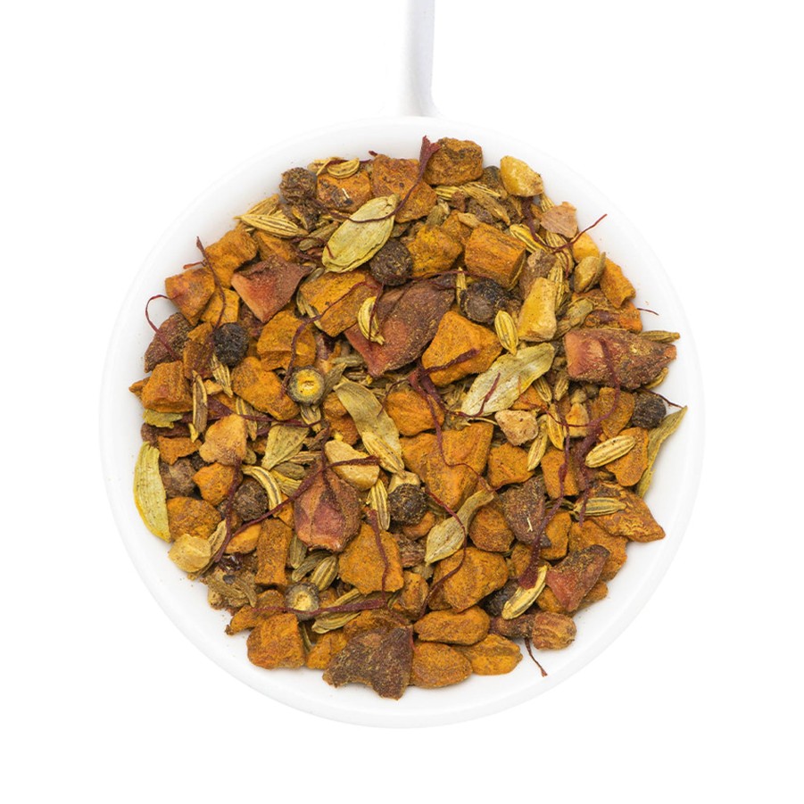 Teas VAHDAM Herbal Tea | Turmeric Saffron Herbal Tea Tisane, 3.53 Oz