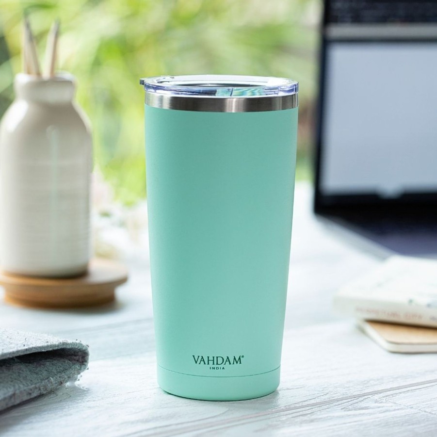 Drinkware VAHDAM | Cruiser Tumbler Insulated (Mint Green)