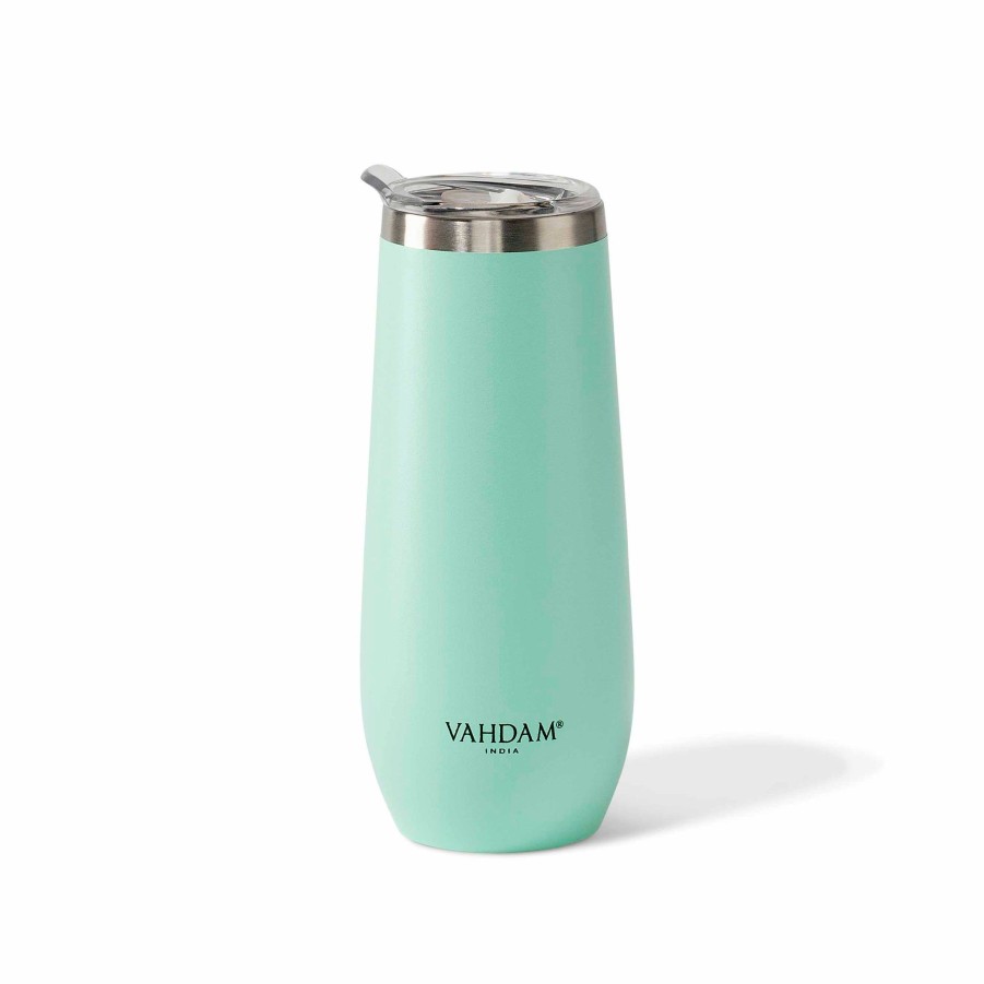 Drinkware VAHDAM | Caper Tumbler Insulated (Mint Green)