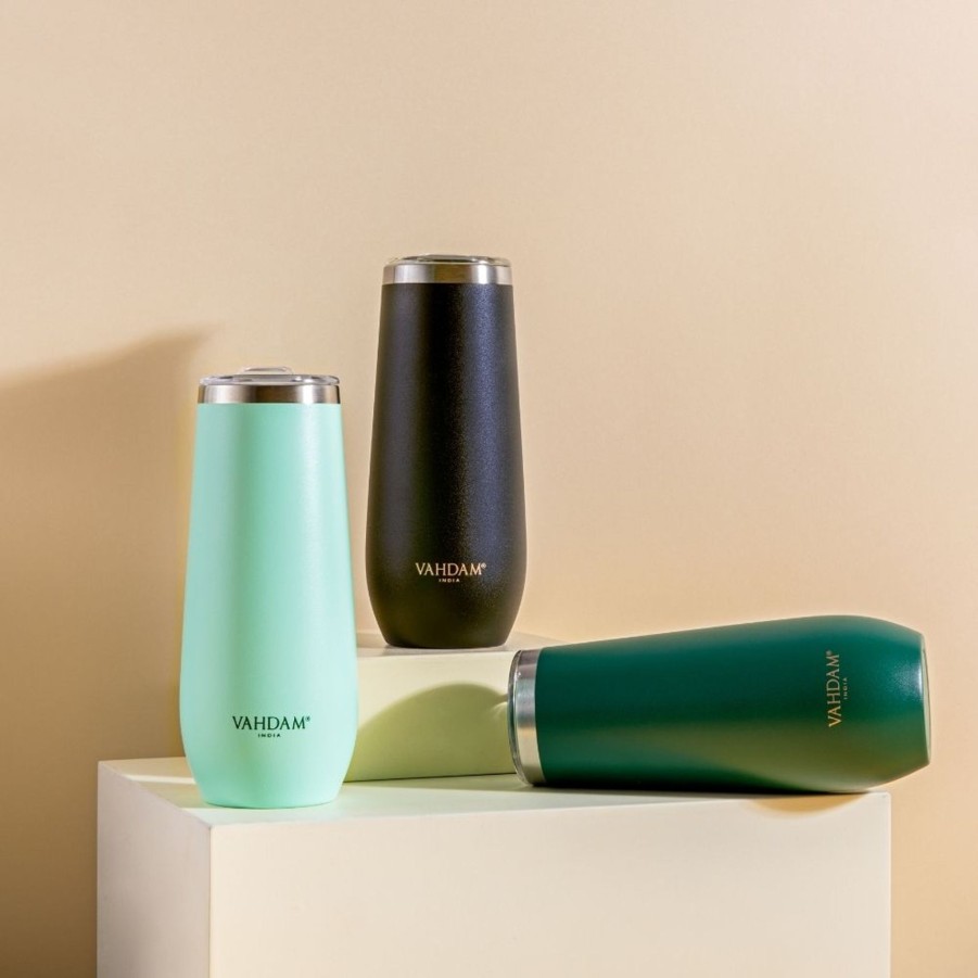 Drinkware VAHDAM | Caper Tumbler Insulated (Mint Green)