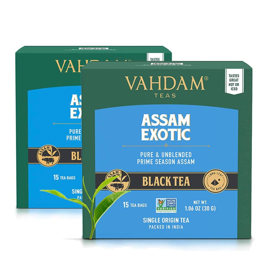 Teas VAHDAM Black Tea | Assam Exotic Black Tea, 30 Count (15X2)