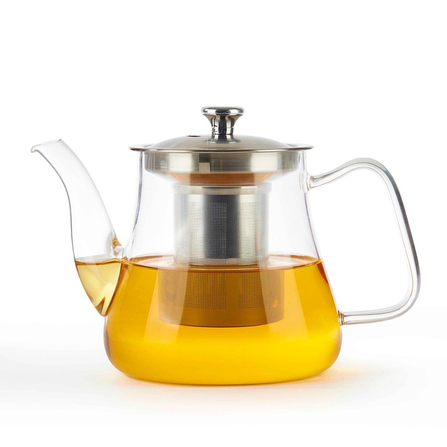 Drinkware VAHDAM | Radiance - Glass Tea Pot With Infuser