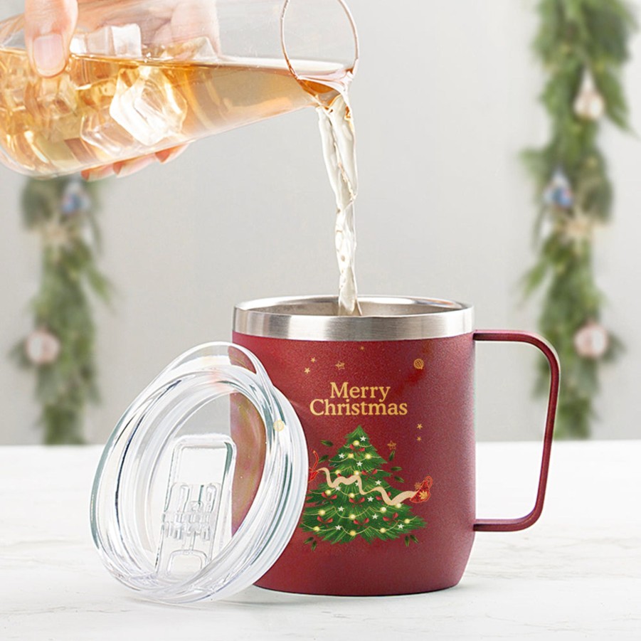 Drinkware VAHDAM | Christmas Holiday Mug (Insulated)