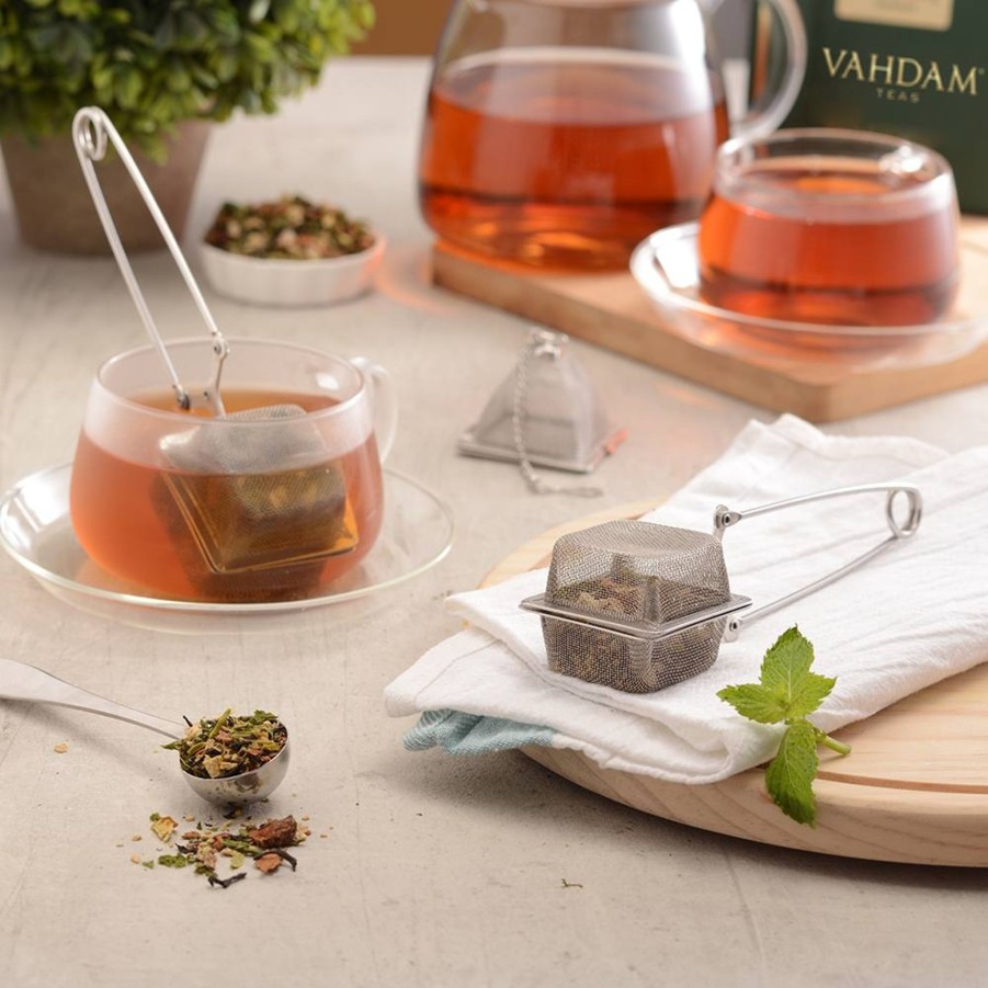 Drinkware VAHDAM | Tea Infuser & Spoon Trio