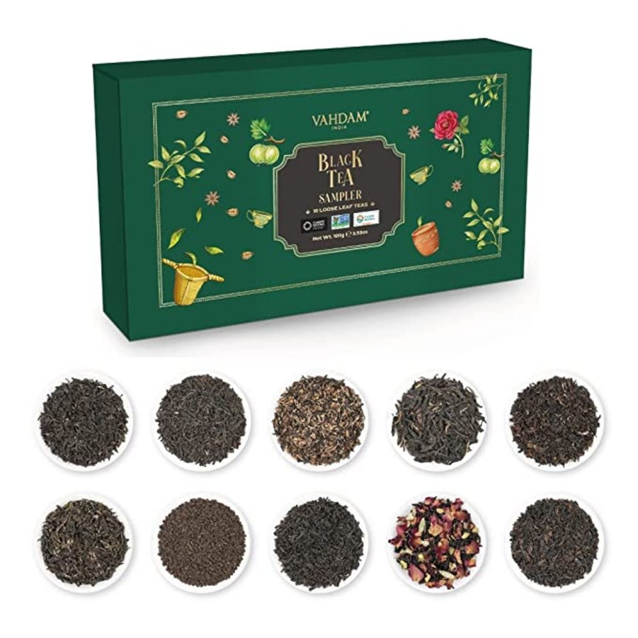 Teas VAHDAM Black Tea | Black Tea Valentine'S Day Sampler, 10 Teas