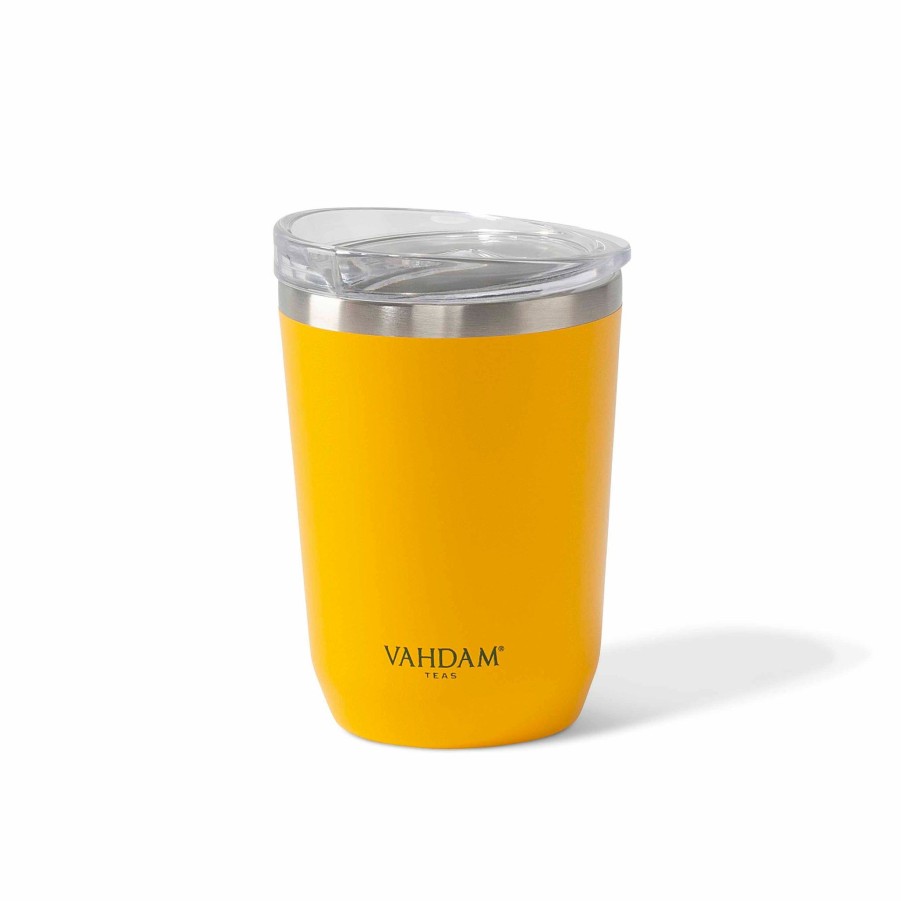 Drinkware VAHDAM | Ardour Tumbler Insulated (Yellow)