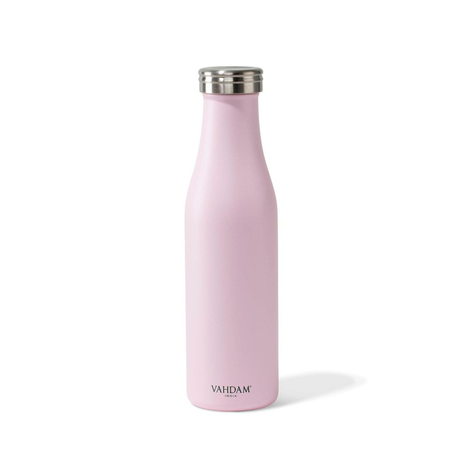 Drinkware VAHDAM | Verve Bottle Insulated (Blush Pink)