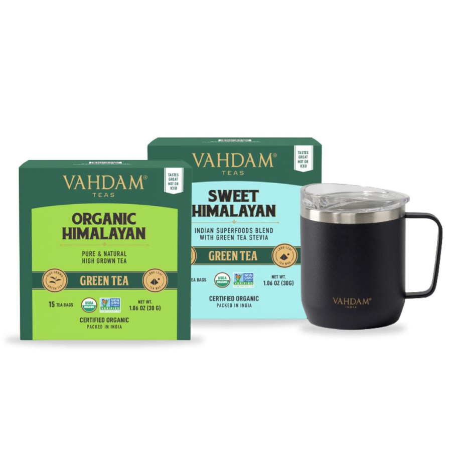 Teas VAHDAM Green Tea | Himalayan Green Tea Bundle