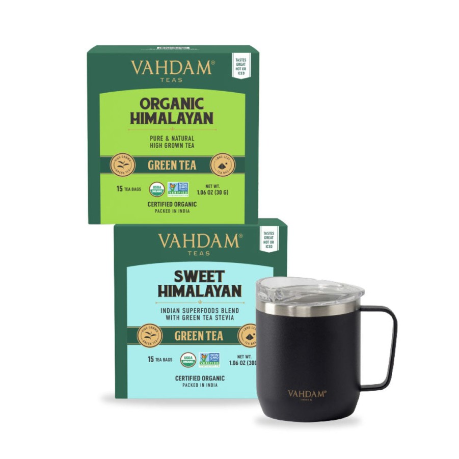 Teas VAHDAM Green Tea | Himalayan Green Tea Bundle